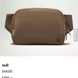 ISO Lululemon 2L belt bag